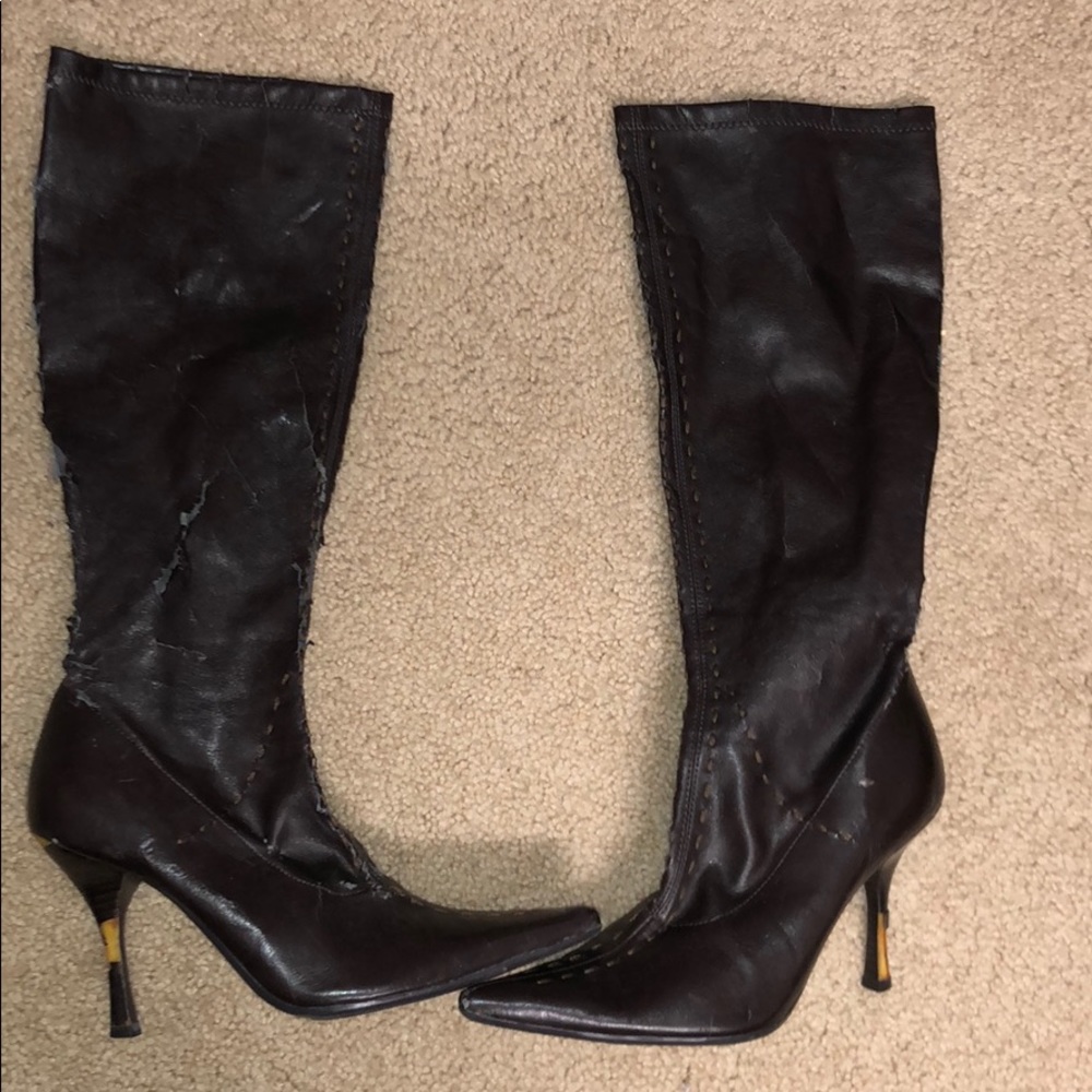 Old raggedy boots